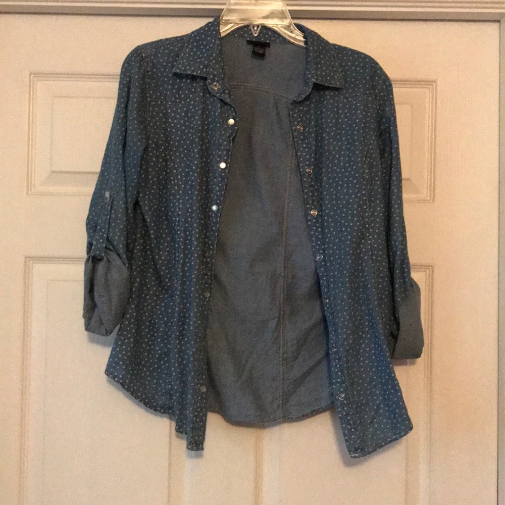 Denim Button Down Shirt